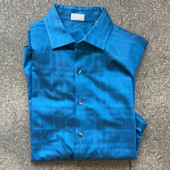 Kenneth Cole Reaction Slim Fit Dress Shirt - Picture 3 of 5